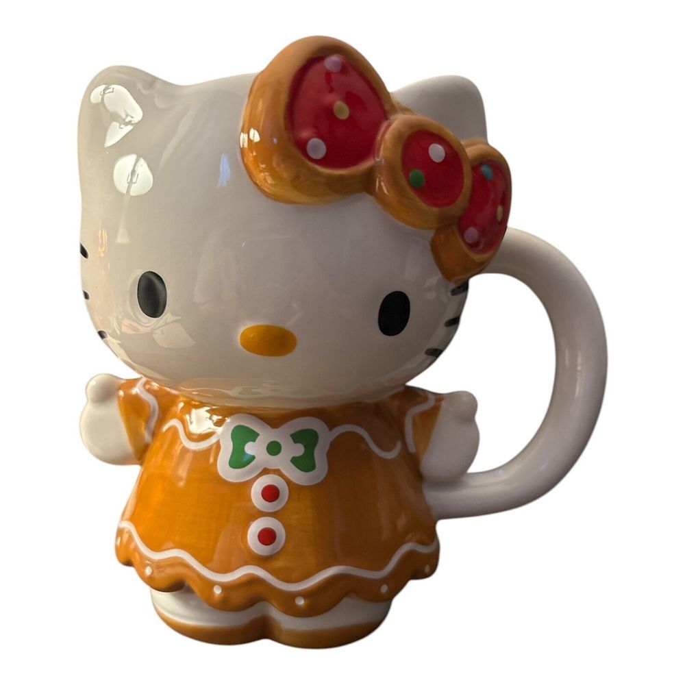 Hello Kitty Christmas Gingerbread Mug - Brand New 2024!